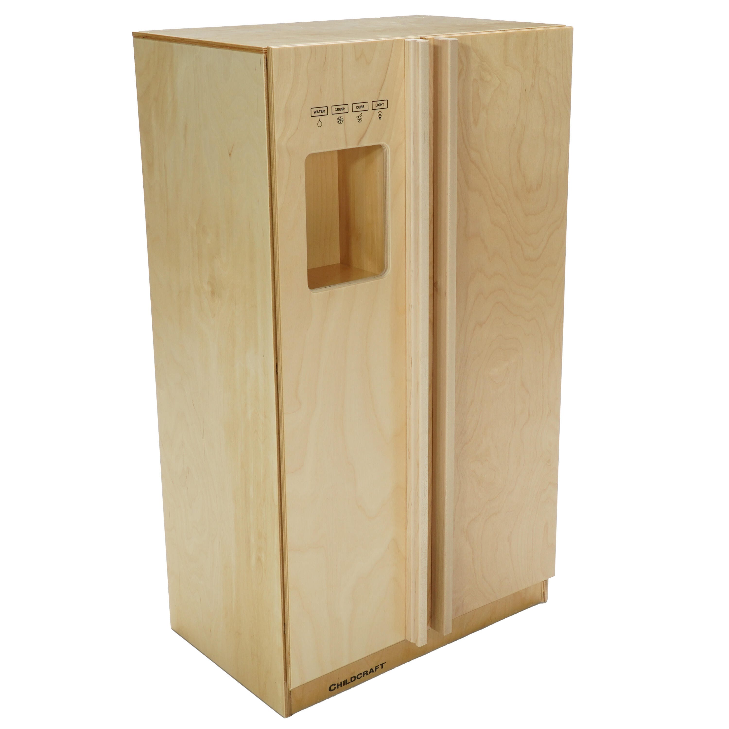 Childcraft Modern Kitchen Refrigerator Toy, Wooden, 23-3/4 x 16-3/4 x 42 Inches 1491227